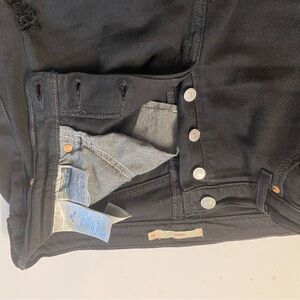 Levi wedge Black Jeans